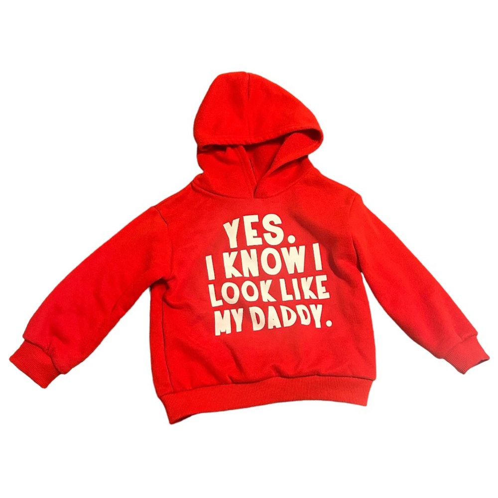 Shein kid’s I look like my Daddy hoodie size 4